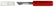 Excel 17005 K5 Heavy Duty Red Plastic Handle Knife With Safety Cap