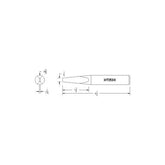 Hexacon HT153X 5/8 Semi- Chisel Soldering Tip