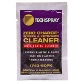 Techspray 1743-50PK Zero Charge Screen & Keyboard Cleaner Wipes