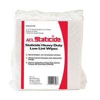 ACL Staticide LF50 Polyester-Cellulose Heavy Duty Lint-Free Wipe, 12" x13", 50/Pk