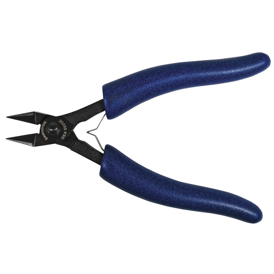 Swanstrom S620E ESD-Safe Slim Tapered Head Flush Cutter with Cushion Grip Handle, 6-3/8"
