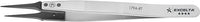 Excelta 179A-RT ESD-Safe Softip Stainless Steel Tweezer with Replaceable Fine Copolymer Tips, 4 Star, 5"