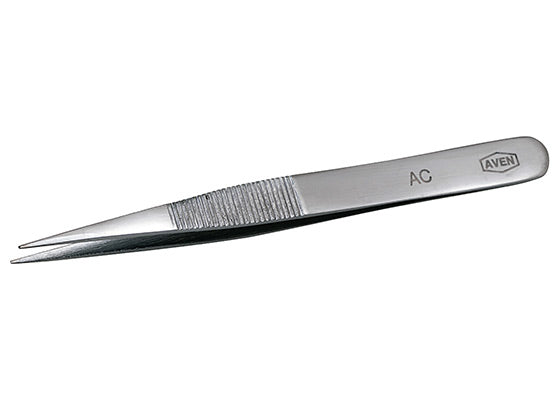 Aven 18016USA Technik Series 4.7" AC Pattern Anti-Acid & Anti-Magnetic Stainless Steel Tweezers