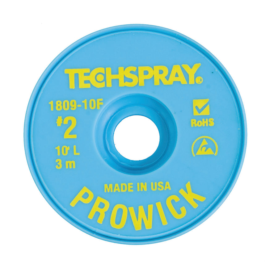 Techspray 1809-10F Pro Wick Rosin Desoldering Braid