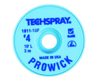 Techspray 1811-10F ProWick Rosin Desoldering Braid, .098", 10' Spool