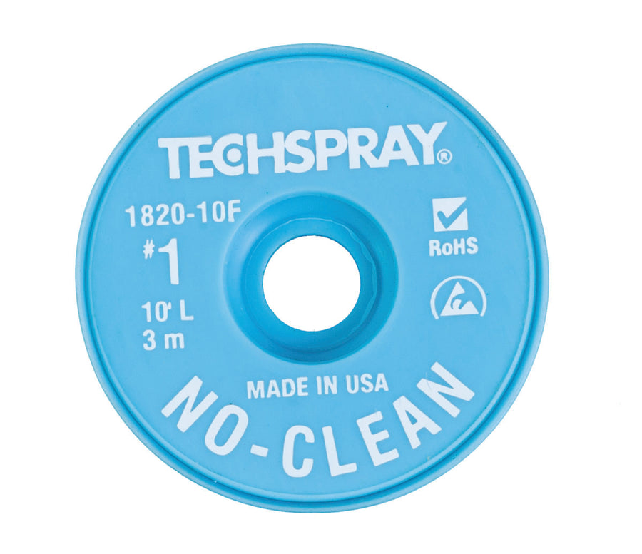 Techspray 1820-10F No-Clean Desoldering Braid