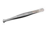 Aven 18201USA Pattern 35A Straight Broad High Precision Tweezer, Stainless Steel