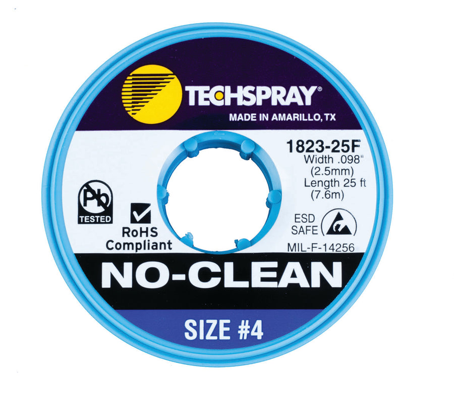 Techspray 1823-25F No-Clean Desoldering Braid