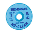 Techspray 1823-5F No-Clean Desoldering Braid, .098", 5' Blue ESD Spool