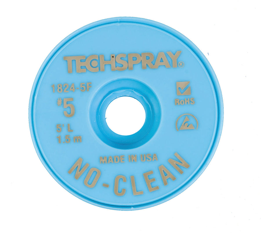 Techspray 1824-5F No-Clean Desoldering Braid