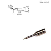 Hakko T15-SB02 Conical Soldering Tip, 0.2mm x 14mm