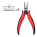 HAKKO PN-2005 Pointed Long Nose Pliers with Serrated Jaws, 32mm Long Jaw
