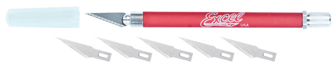 Excel 19018 K18 Soft Grip Knife with 5 Blades & Safety Cap