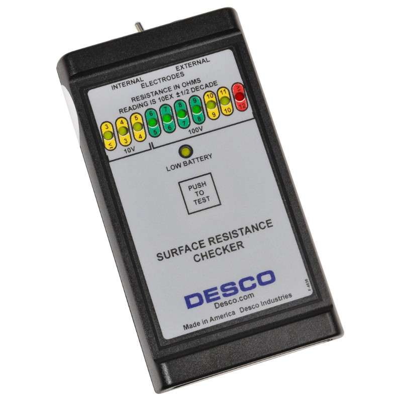 Desco 19640 Surface Resistance Checker, NIST Calibrated