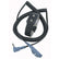 Desco 19857 Large Dual Wire Wrist Strap w/ 6' Coil Cord