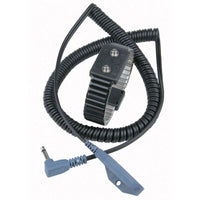 Desco 19858 Medium Dual Wire Metal Wrist Strap 6' Cord