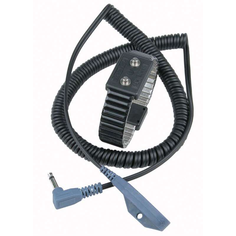 Desco 19859 Dual Wire Metal Wrist Strap 6 Cord