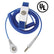 Desco 19900 MagSnap 360 Wrist Strap Dual Wire, 6 ft Coil Cord