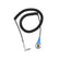 Desco 19908 MagSnap 360 Coil Cord, Dual-Wire, 20', Blue