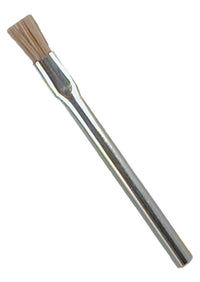 Gordon Brush 1CK ESD-Safe Brush with 3/8" Hog Hair Bristles, 4-1/2" Zinc Plated Steel Handle