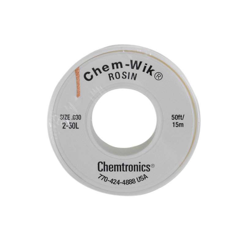 Chemtronics 2-50L Chem-Wik Rosin Desoldering Braid