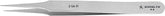 Excelta 2-SA-PI 2-Star Anti-Magnetic Stainless Steel Tweezer with Straight, 4-3/4"
