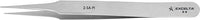 Excelta 2-SA-PI 2-Star Anti-Magnetic Stainless Steel Tweezer with Straight, 4-3/4"