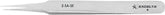Excelta 2-SA-SE Stainless Steel Anti-magnetic Tweezers, 4-3/4"