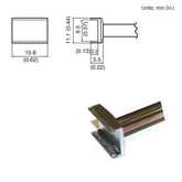 Hakko T15-1004 T15 Series Tunnel Soldering Tip, 9.5mm x 15.8mm