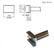 Hakko T15-1004 T15 Series Tunnel Soldering Tip, 9.5mm x 15.8mm
