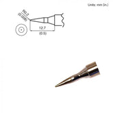HAKKO T15-IL Long Sharp Conical Solder Tip for FM-203/204/205/206 Iron