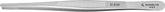 Excelta 21-8-SA Tweezer Straight Strong Stainless/Anti-magnetic broad point serrated Three Star, 8"