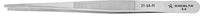 Excelta 21-SA-PI Stainless Steel Tweezer with Serrated Handles & Serrated Straight Strong Pointed Tips