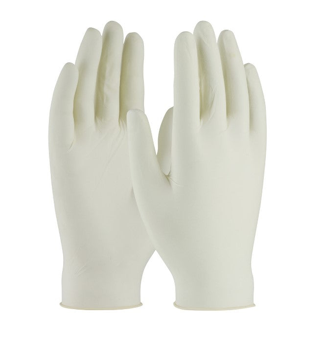 PIP 609BPFL Disposable Latex Glove, 9" 6mil Powder Free, 100/Box