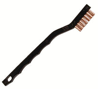 Gordon Brush 21B Scratch Brush, Toothbrush, Brass/Plastic, 3x7"