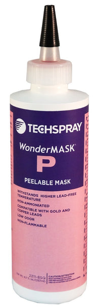 Techspray 2211-8SQ WonderMASK P Peelable Solder Mask, 8 oz Squeeze Bottle