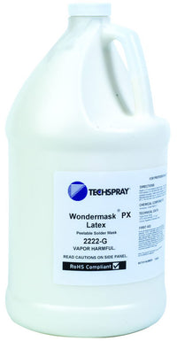 Techspray 2222-G WonderMASK PX Fast-Dry Lead-Free Latex Solder Mask, 1 Gallon