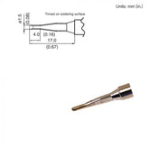 Hakko T15-1603 Chisel Soldering Tip, 17mm x 1.5mm