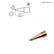 HAKKO T15-B2 Conical Solder Tip for FM-203/204/205/206 Iron, 10.00mm x 0.50mm