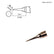 HAKKO T15-ILS Long Sharp Conical Solder Tip for FM-203/204/205/206 Iron