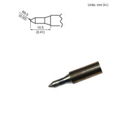 Hakko T15-SB05 Conical Soldering Tip, R0.5mm x 10.5mm