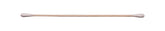 Techspray 2300-100 TechSwabs Double-Tip Cotton Swab with Wood Handle, 5", 100/pk