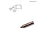 HAKKO T15-B4 T15 Series Conical Solder Tip for FM-203/204/205/206 Iron, 5mm x 0.4mm