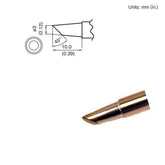HAKKO T15-BC3 45 Degree Beveled Solder Tip for FM-203/204/205/206 Iron, 3.00mm