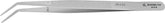 
Excelta 24-6-SA Neverust Stainless Steel Anti-Magnetic Tweezers with Broad Angle Tips, 6"