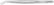 Excelta 24-SA-SE Style 24-SA-SE Economy Tweezer With Angled Broad Tips, 6"