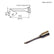 Hakko T15-CF2 60° T15 Series Tinned Bevel Face Soldering Tip, Ø 2mm