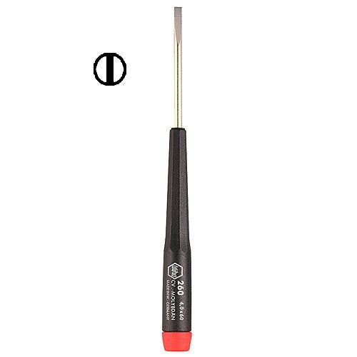 Wiha 26008 Precision Slotted Screwdriver .80 (1/32) x 40MM