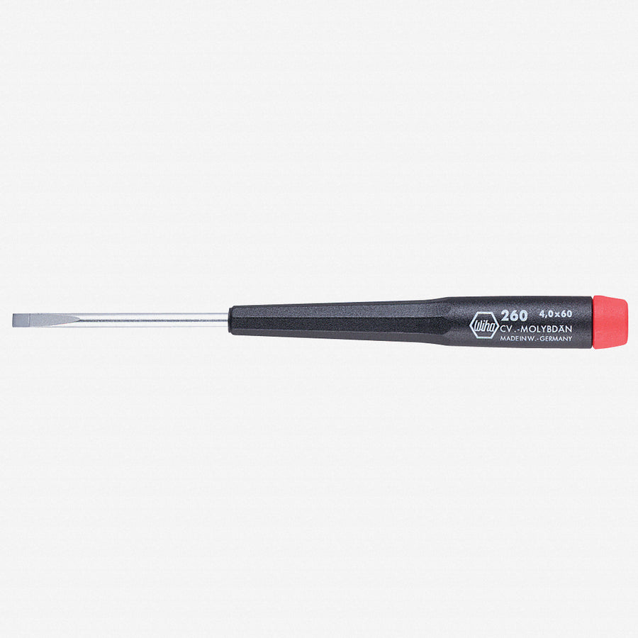 Wiha 26025 Precision Slotted Screwdriver 2.5 (3/32) x 50MM