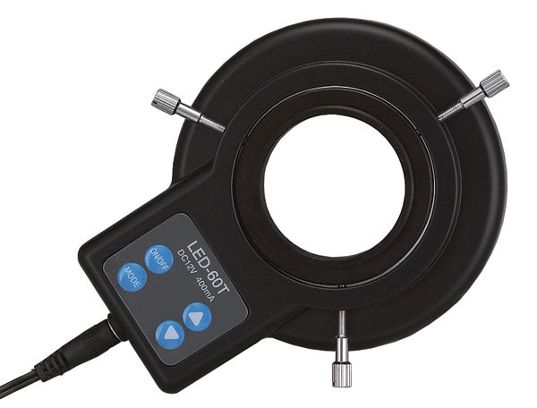 Aven 26200B-211 White 60 LED Ring Light Illuminator with Brightness and Sector Control